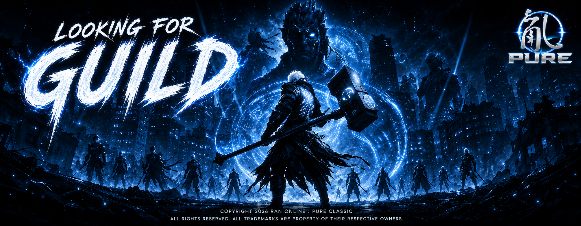 WE ARE LOOKING FOR GUILD LEADER