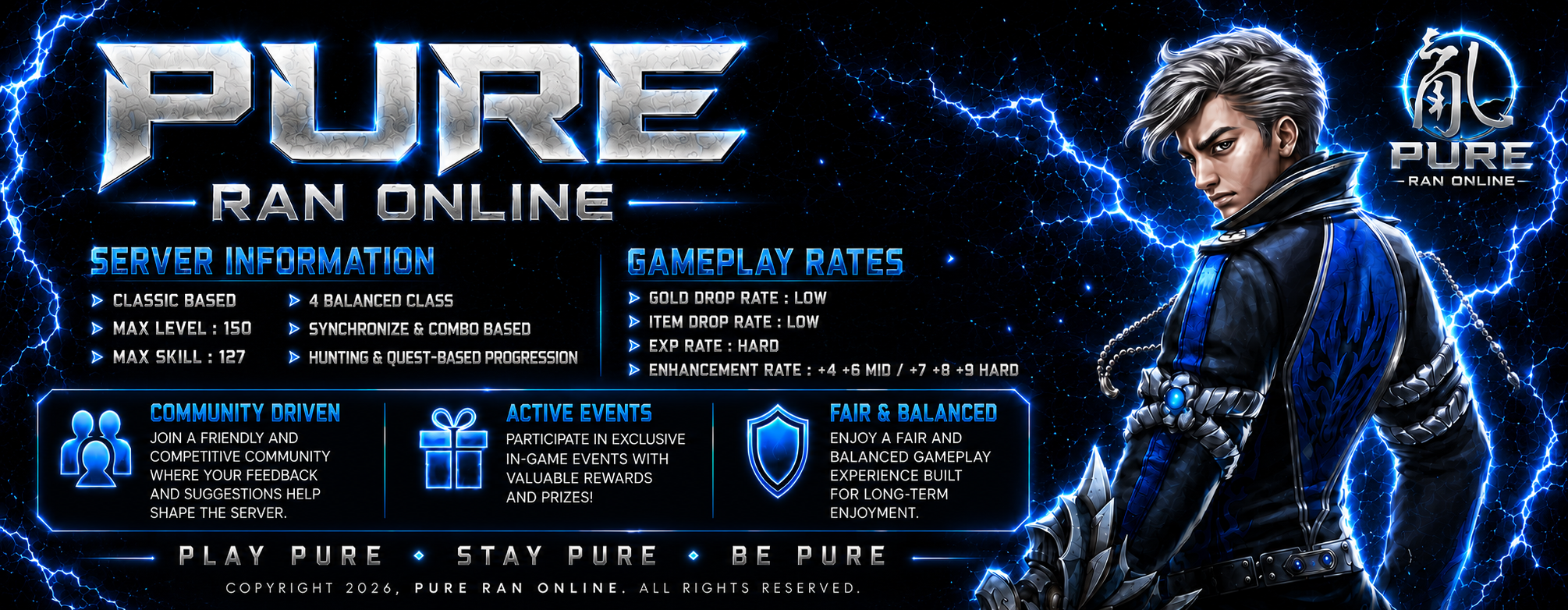 PURE RAN ONLINE : SERVER INFORMATION